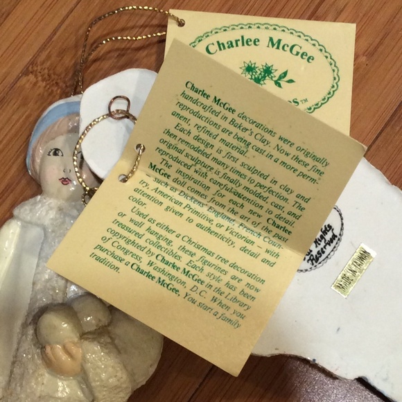 2 Snowball Child Charlee McGee Collectibles Clay Christmas Tree Ornaments 1982 - Picture 5 of 6